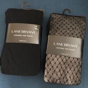 Lane bryant top control tights size E-F